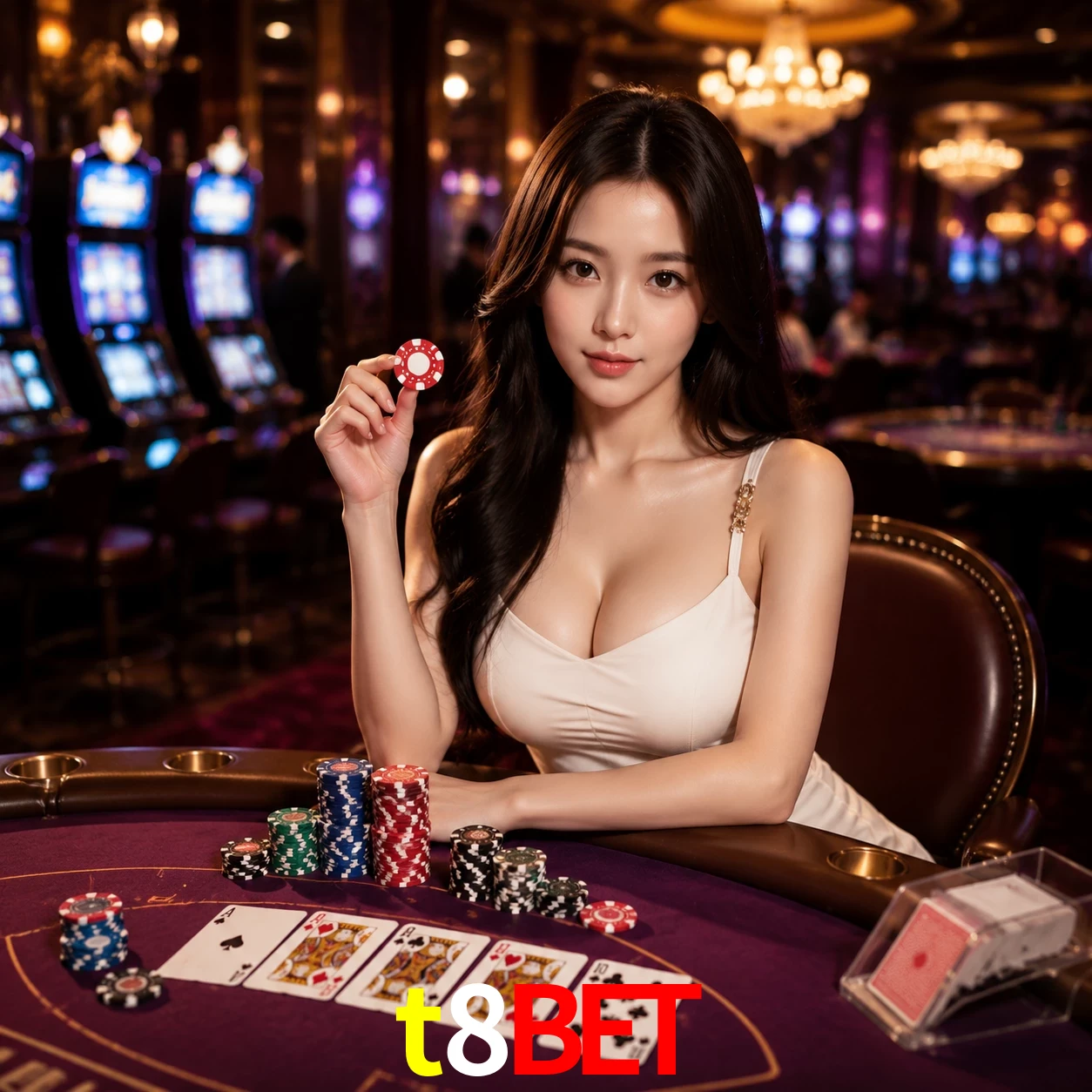 Cassino ao vivo t8bet dealers